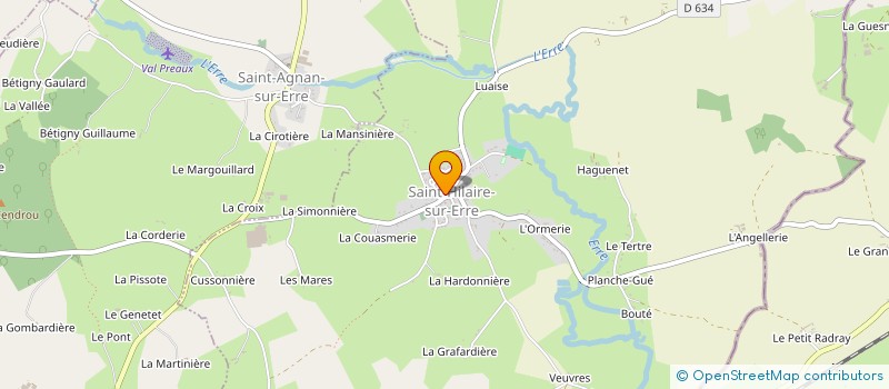 localisation de l'entreprise SARL AU PERCHE GOURMAND à SAINT-HILAIRE-SUR-ERRE