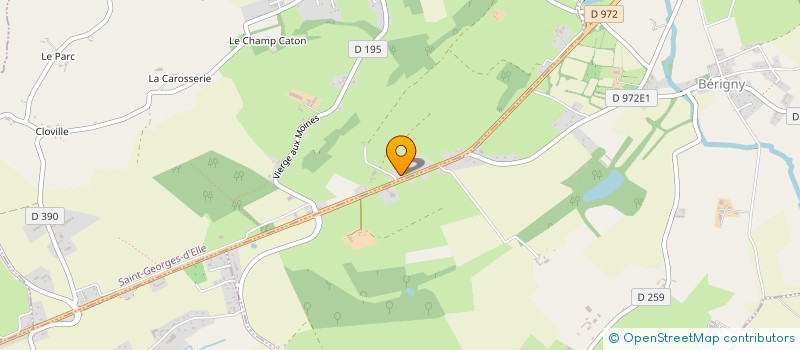 localisation de l'entreprise SARL AU PETIT CREUX  SAINT-GEORGES-D'ELLE