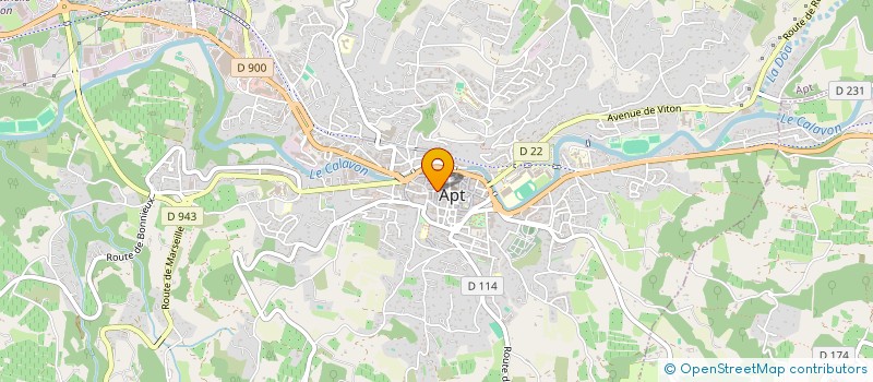 localisation de l'entreprise SARL AU PIERROT BLANC à APT