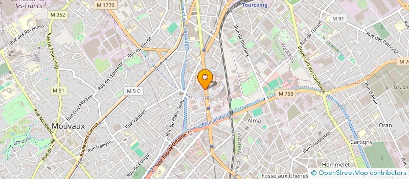 localisation de l'entreprise SARL AU RELAIS GAMBETTA à TOURCOING