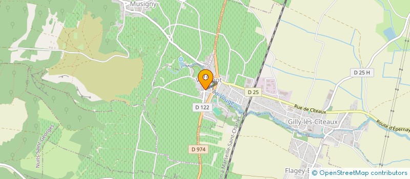 localisation de l'entreprise SARL AU RENDEZ VOUS DES TOURISTES à VOUGEOT
