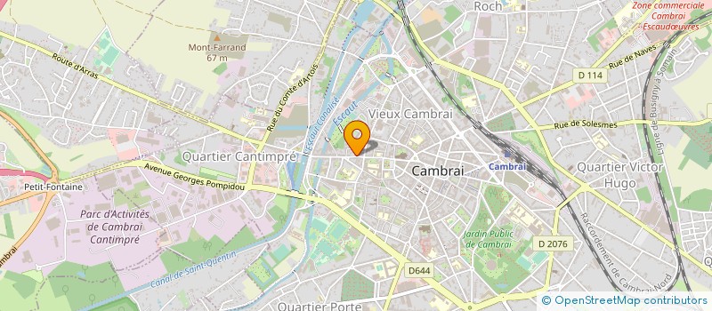 localisation de l'entreprise SARL AU ROI DU LAPIN à CAMBRAI