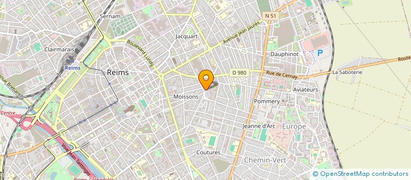 localisation de l'entreprise SARL  AU SAINT MARCEAUX  REIMS