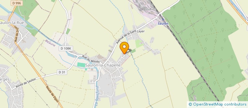 localisation de l'entreprise SARL AU SERVICE DU TOIT  SAULON-LA-CHAPELLE