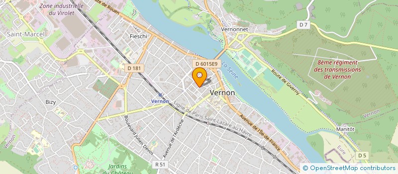 localisation de l'entreprise SARL AU SOLEIL D ASIE à VERNON