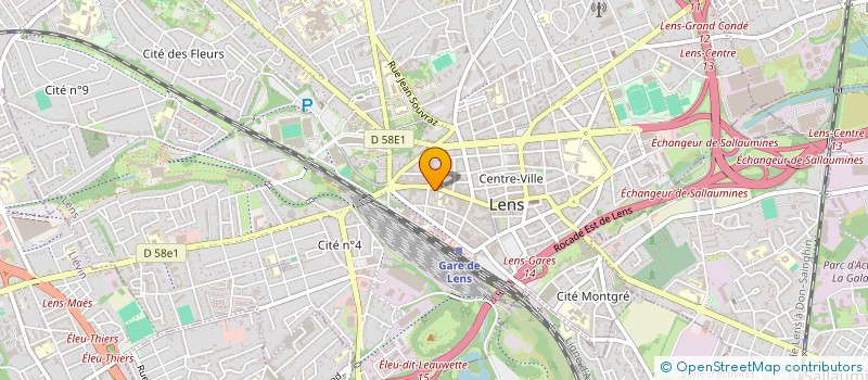 localisation de l'entreprise SARL AU TEMPLE DE LA FLEUR  LENS
