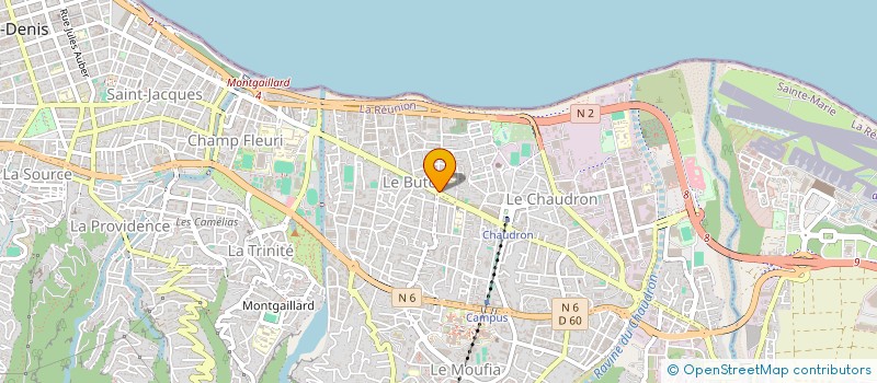 localisation de l'entreprise SARL AU THE CAFE GOURMAND  SAINT-DENIS