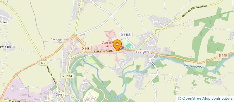 localisation de l'entreprise SARL AU-TO CONTROLE SAVIGNE à SAVIGNE