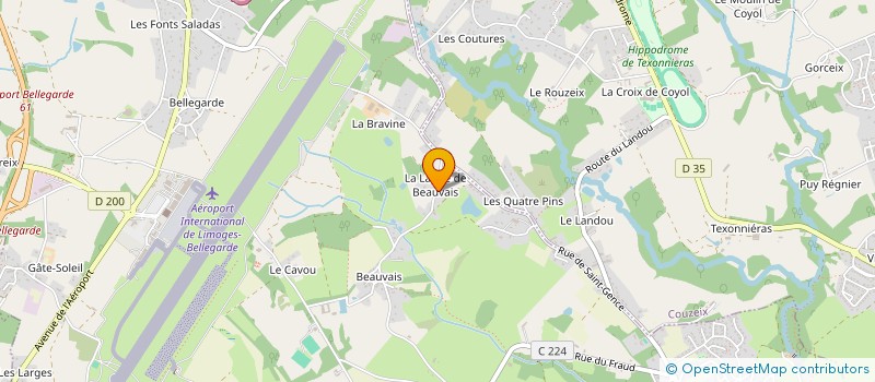 localisation de l'entreprise SARL AUBAS PEYRAS à LIMOGES