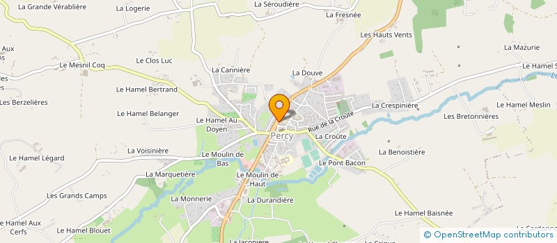 localisation de l'entreprise SARL AUBEL  PERCY-EN-NORMANDIE