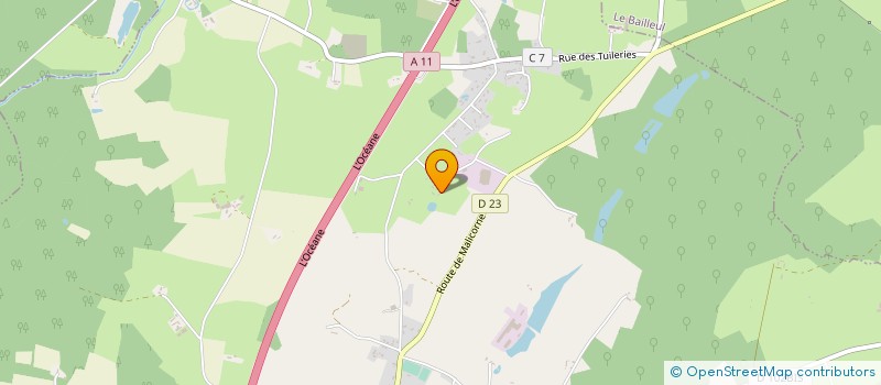 localisation de l'entreprise SARL AUBEL ENVIRONNEMENT  LA CHAPELLE-D'ALIGNE