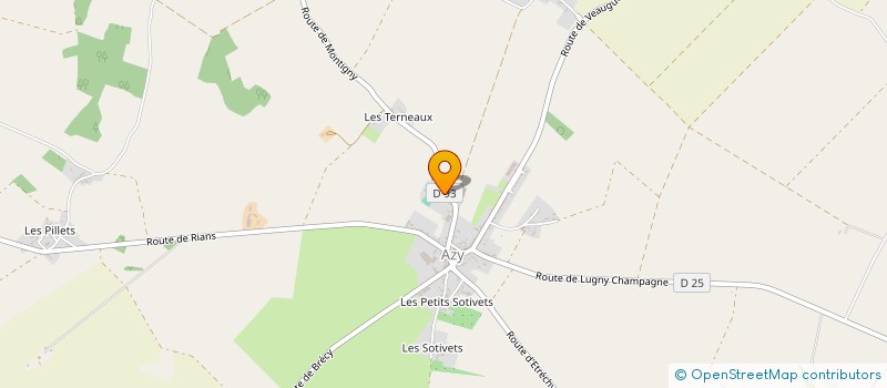 localisation de l'entreprise SARL AUBEL LEGRAND à AZY