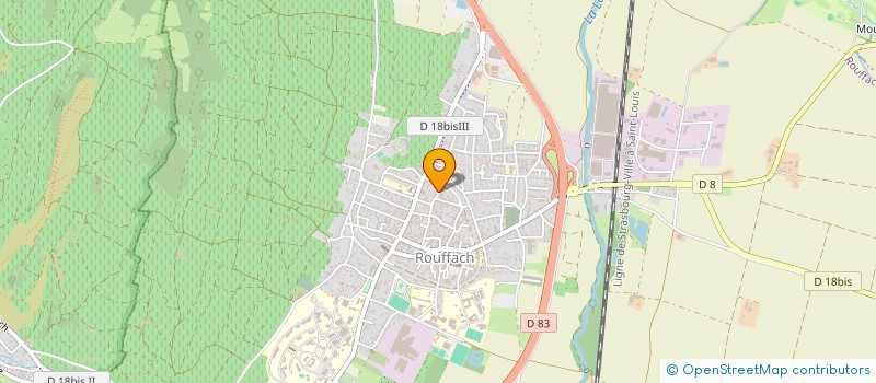 localisation de l'entreprise SARL AUBERGE AU BON CHASSEUR  PFAFFENHEIM