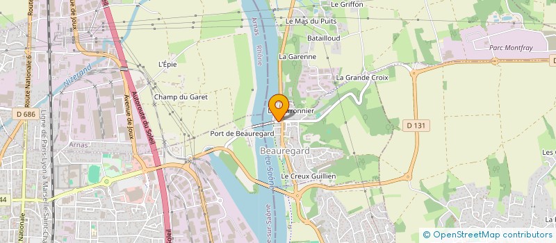 localisation de l'entreprise SARL AUBERGE BRESSANE  BEAUREGARD