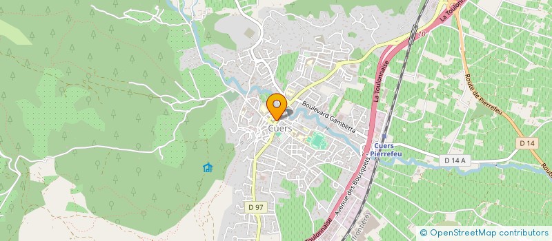 localisation de l'entreprise SARL AUBERGE CUERSOISE  CUERS