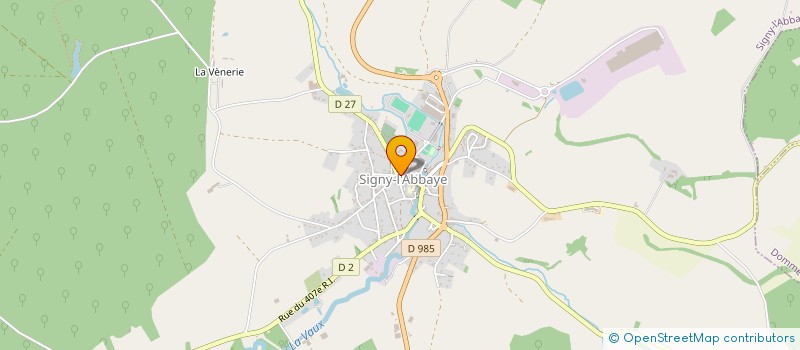 localisation de l'entreprise SARL AUBERGE DE L ABBAYE  SIGNY-L'ABBAYE