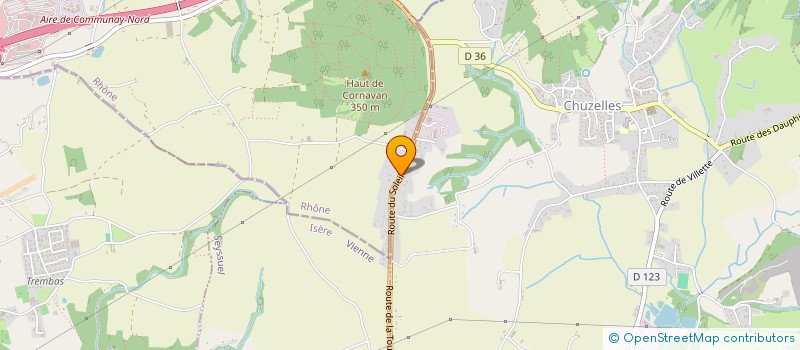 localisation de l'entreprise SARL AUBERGE DES PINS  COMMUNAY