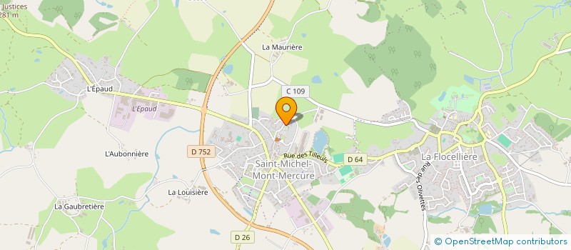 localisation de l'entreprise SARL AUBERGE DU MONT MERCURE  SEVREMONT