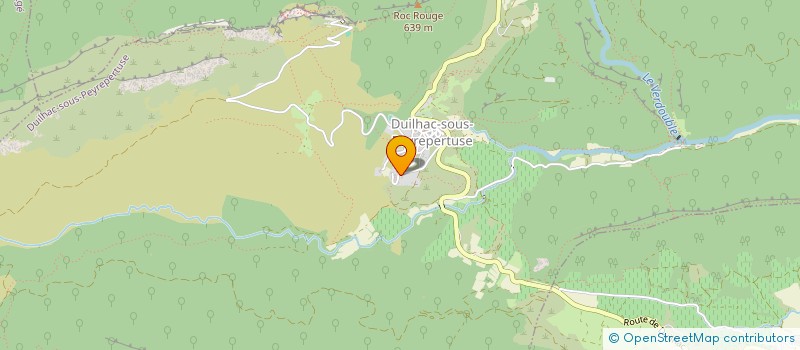 localisation de l'entreprise SARL AUBERGE DU VIEUX MOULIN  DUILHAC-SOUS-PEYREPERTUSE