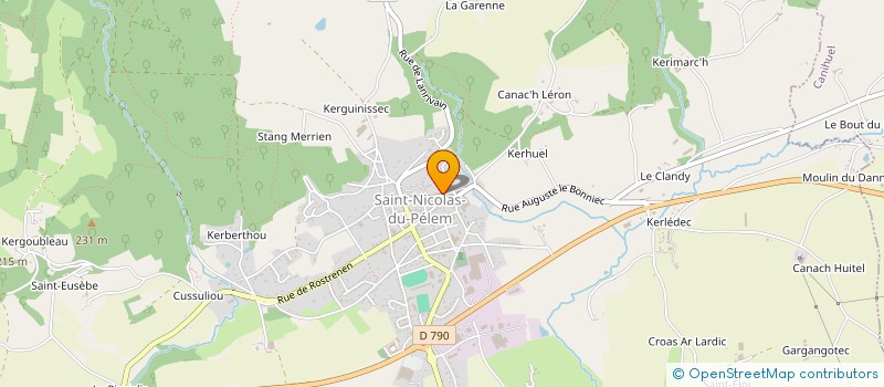 localisation de l'entreprise SARL AUBERGE KREISKER à SAINT-NICOLAS-DU-PELEM