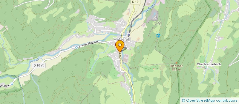 localisation de l'entreprise SARL AUBERGE UFF RAIN  METZERAL