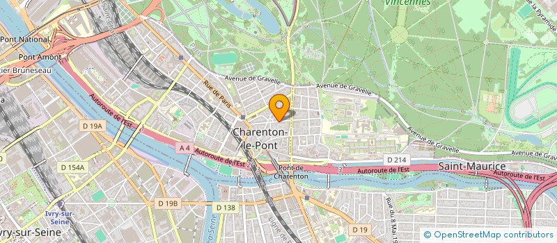 localisation de l'entreprise SARL AUBERT  CHARENTON-LE-PONT