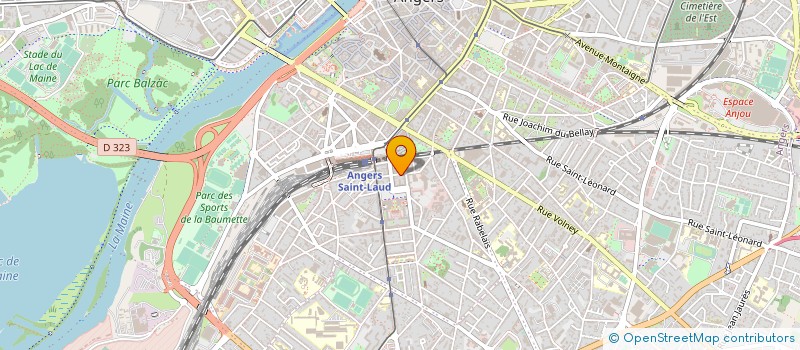 localisation de l'entreprise SARL AUBERT à ANGERS