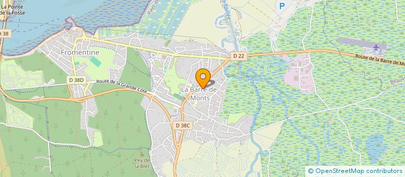 localisation de l'entreprise SARL AUBERT  LA BARRE-DE-MONTS