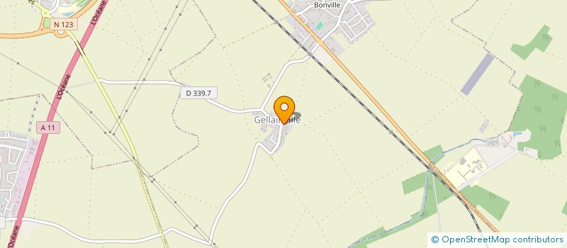 localisation de l'entreprise SARL AUBERT FRERES à GELLAINVILLE