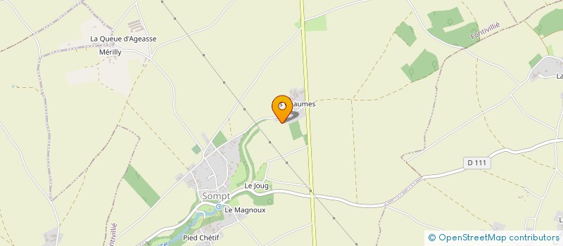 localisation de l'entreprise SARL AUBOIN VIOLLET  FONTIVILLIE