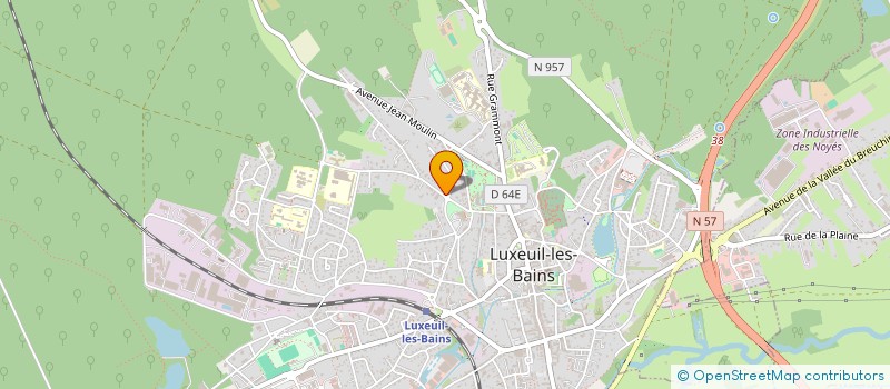 localisation de l'entreprise SARL AUBRY ROBIN  LUXEUIL-LES-BAINS