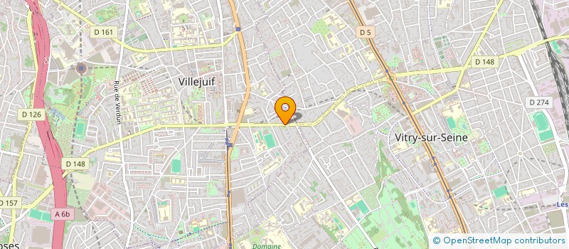 localisation de l'entreprise SARL AUDACE  VILLEJUIF