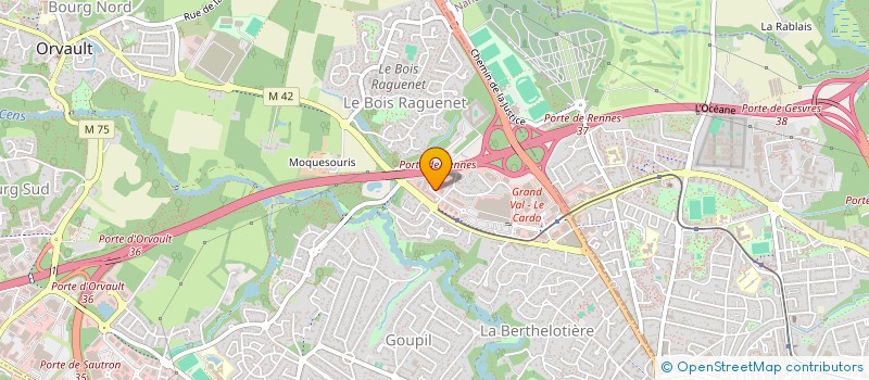 localisation de l'entreprise SARL AUDACES à ORVAULT
