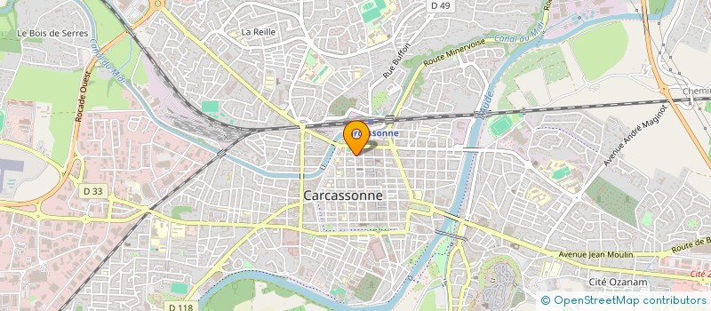 localisation de l'entreprise SARL AUDE EUROPE SERVICES à CARCASSONNE