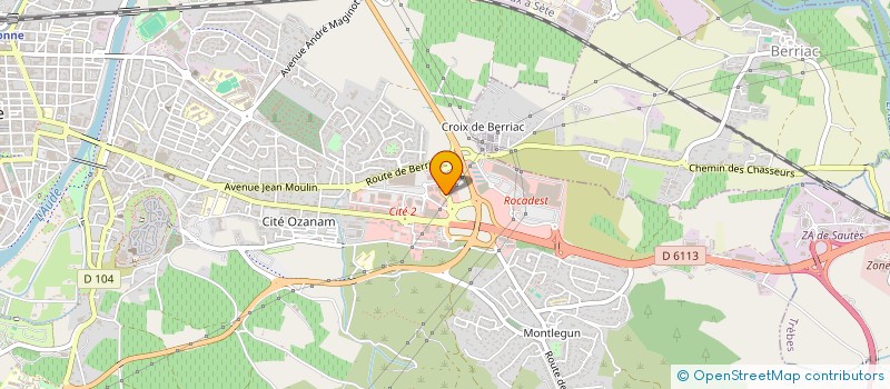 localisation de l'entreprise SARL AUDE MATERIAUX à CARCASSONNE