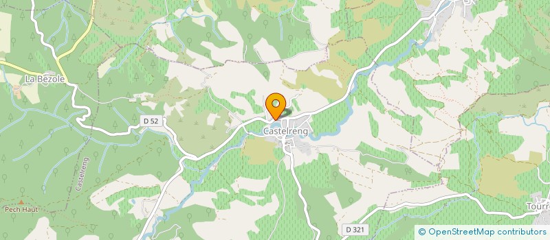 localisation de l'entreprise SARL AUDE PAYSAGE à CASTELRENG