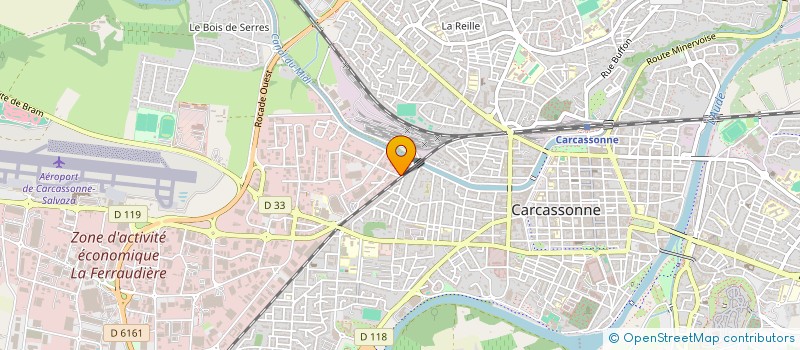 localisation de l'entreprise SARL AUDE VAPEUR à CARCASSONNE