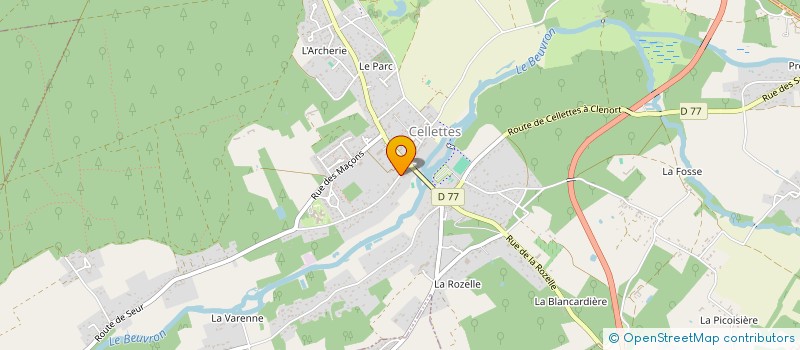 localisation de l'entreprise SARL AUDIO SIGNATURES  LE CONTROIS-EN-SOLOGNE