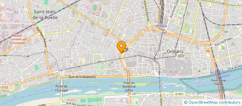 localisation de l'entreprise SARL AUDIO VIDEO SERVICE 45 à ORLEANS