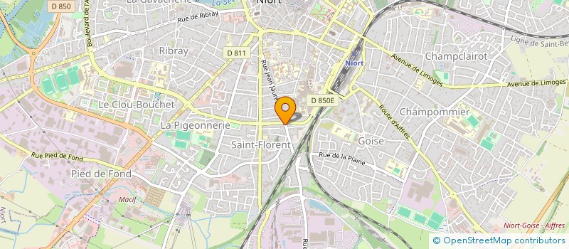 localisation de l'entreprise SARL AUDIO VIDEO SYSTEMES à NIORT