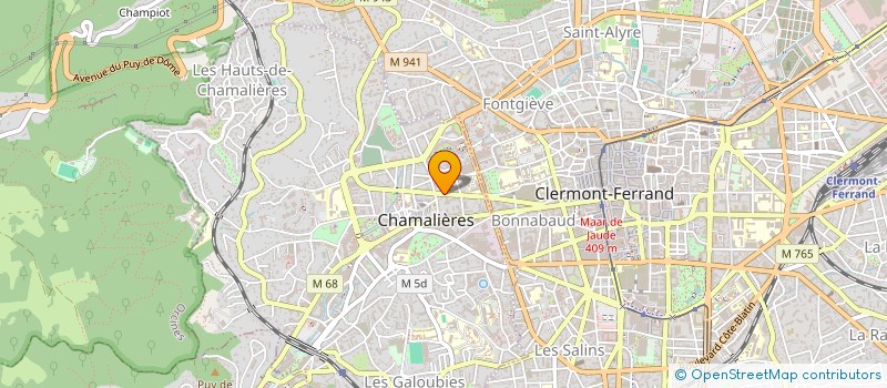 localisation de l'entreprise SARL AUDIT CONSEIL ASSURANCES NORMAND à CHAMALIERES