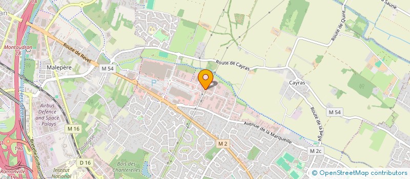 localisation de l'entreprise SARL AUDIT PROMO à SAINT-ORENS-DE-GAMEVILLE