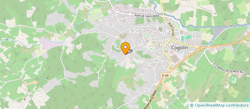localisation de l'entreprise SARL AUDIVALEY  COGOLIN