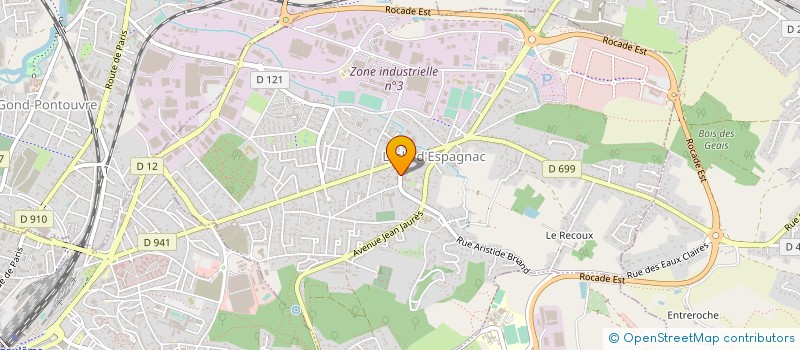 localisation de l'entreprise SARL AUDOIN MAINTENANCE  L'ISLE-D'ESPAGNAC