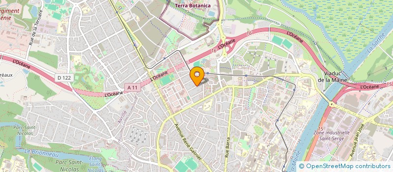 localisation de l'entreprise SARL AUDOUX - DJERBI à ANGERS