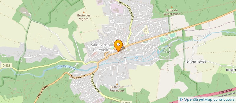 localisation de l'entreprise SARL AUDREY QUENTIN  SAINT-ARNOULT-EN-YVELINES