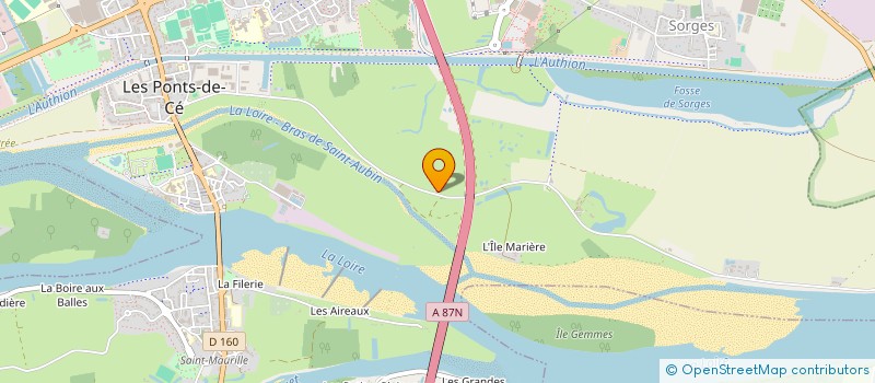 localisation de l'entreprise SARL AUFOR à LES PONTS-DE-CE