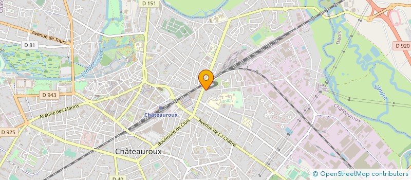 localisation de l'entreprise SARL AUGAY FRERES à CHATEAUROUX