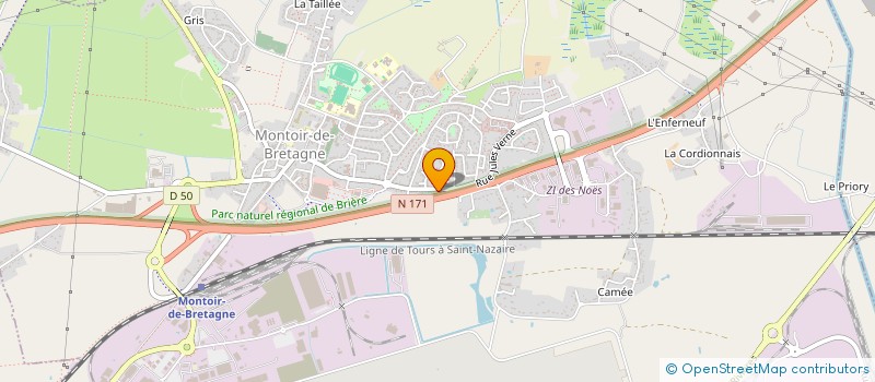 localisation de l'entreprise SARL AUGEARD BRUNO  SAINT-MALO-DE-GUERSAC