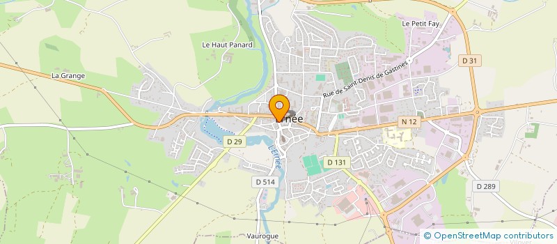 localisation de l'entreprise SARL AUGER à ERNEE